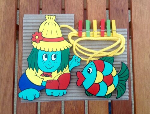 PROVÁZKOVÁ NÁSTĚNKA-VODNÍK S RYBKOU