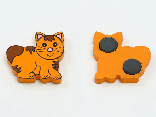 MAGNET- KOČIČKA ORANŽOVÁ