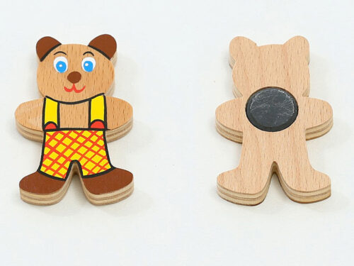 MAGNET MEDVÍDEK-žluté kalhotky