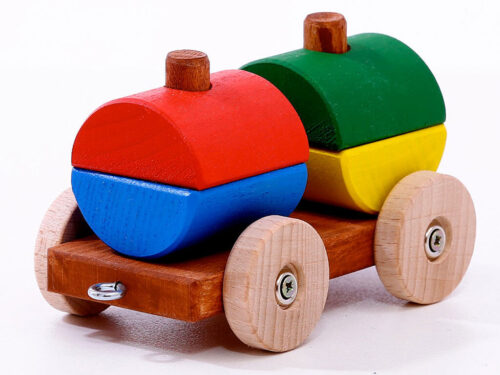 Alternative view of Vagonek-10-s barevnýma půlcisternama